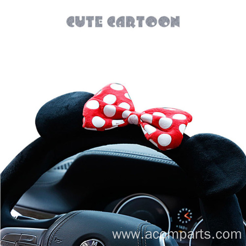 Plush Keep Warm Car Accessories Steering Wheel Cover